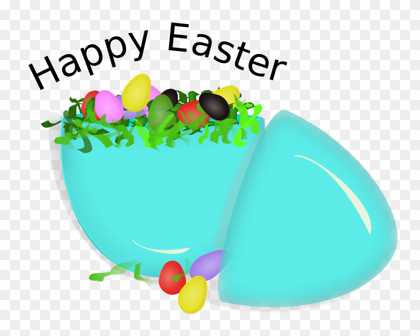 2400x1884 Clipart - Happy Easter Clip Art