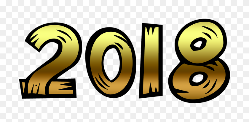 960x433 Clipart - Happy New Year 2018 Clipart