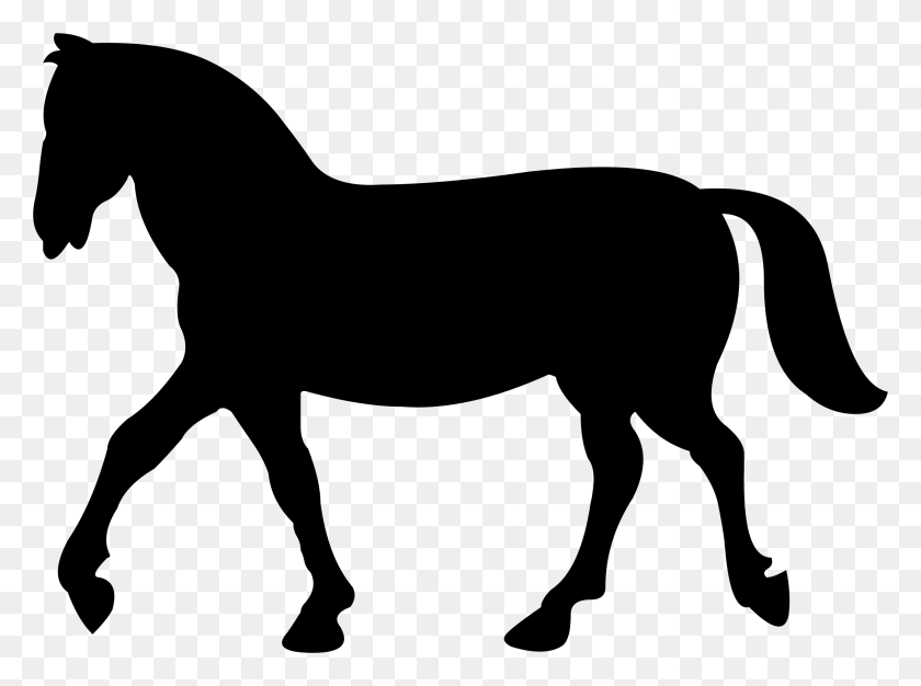 2178x1582 Clipart - Horse Silhouette Clip Art