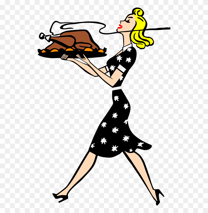 536x800 Clipart - Housewife Clipart