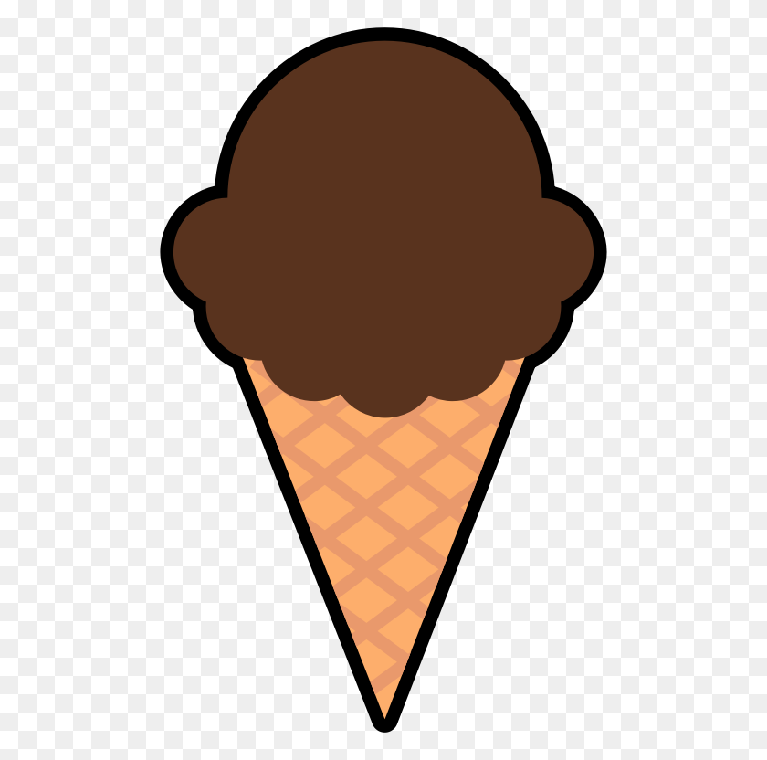 490x772 Clipart - Ice Cream Cone Clip Art