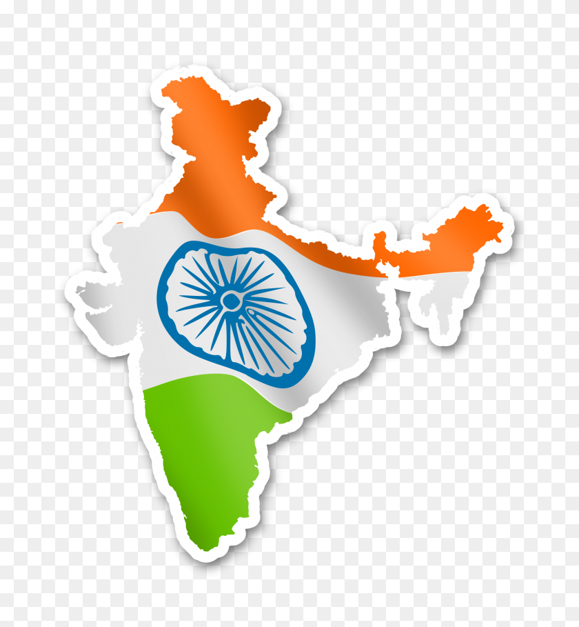 2204x2400 Clipart - India Map Clipart
