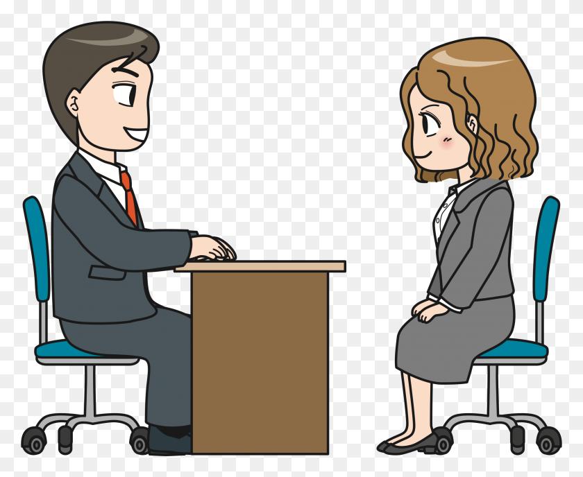 2385x1923 Clipart - Interview PNG