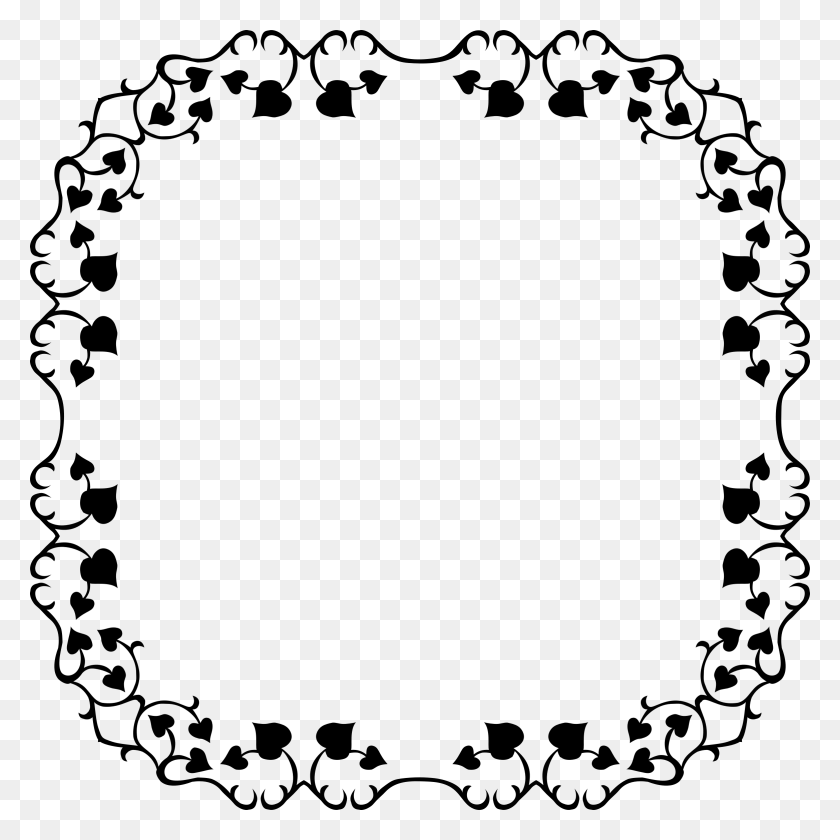 2338x2338 Clipart - Ivy Clipart Black And White