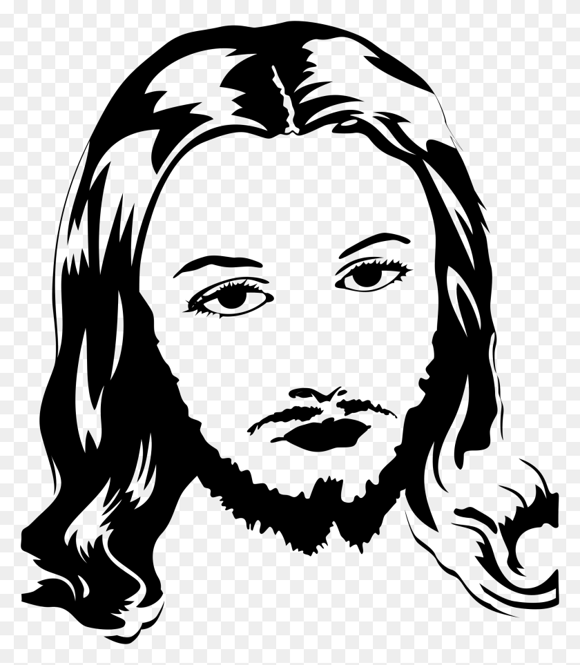 2030x2352 Clipart - Jesus On The Cross Clipart
