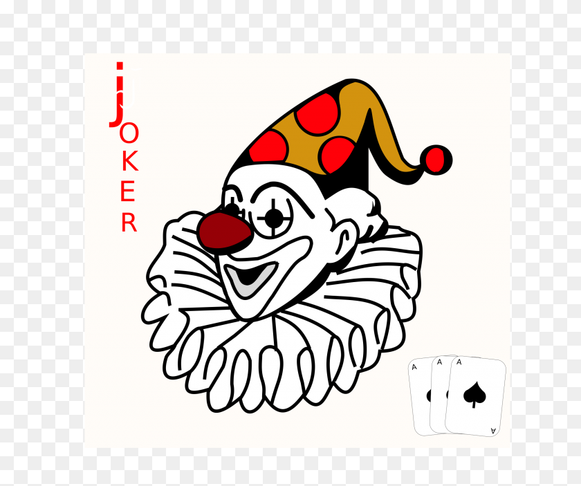 2400x1980 Clipart - Joker Card PNG
