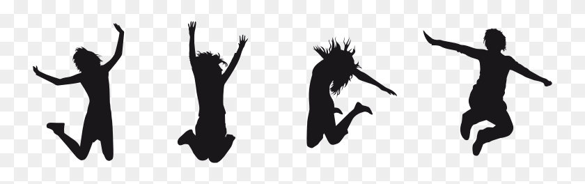 746x204 Clipart - Jumping For Joy Clipart