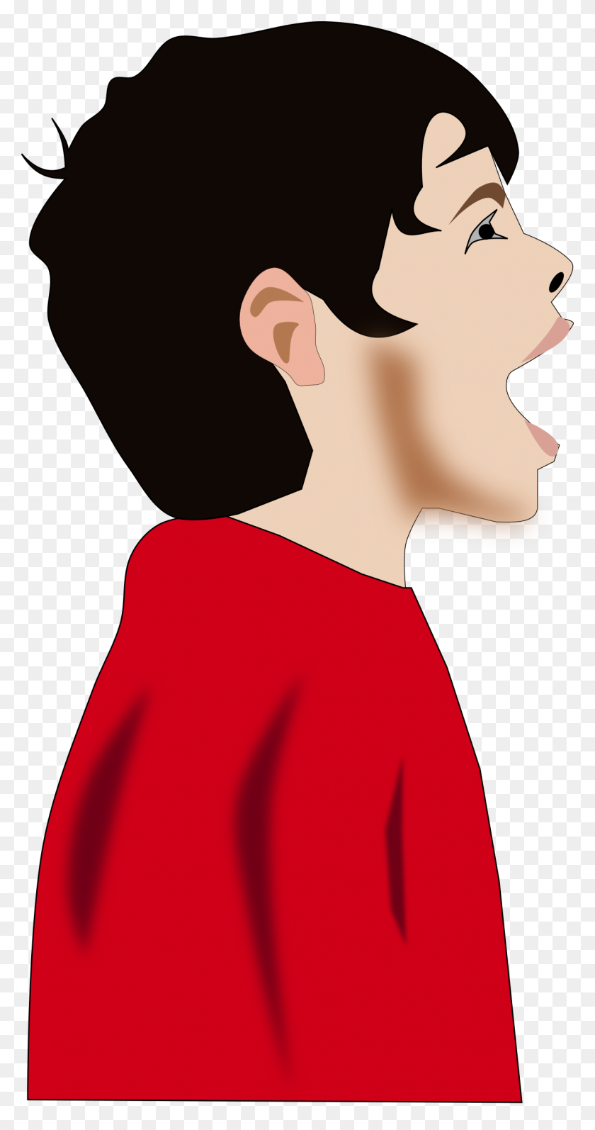 1220x2400 Clipart - Kid Yelling Clipart