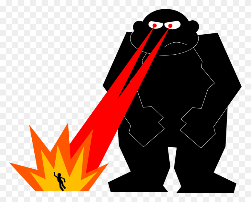 800x633 Clipart - Laser Eyes PNG