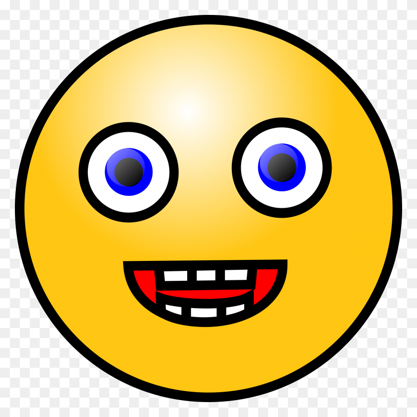 2401x2400 Clipart - Laughing Face Clip Art