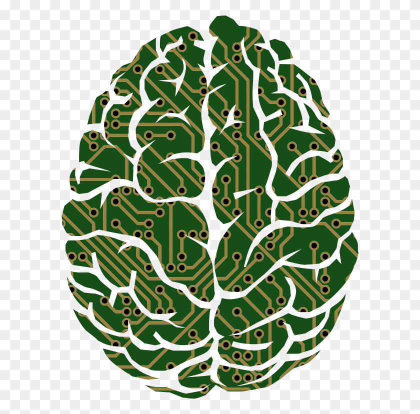594x768 Clipart - Learning Brain Clipart