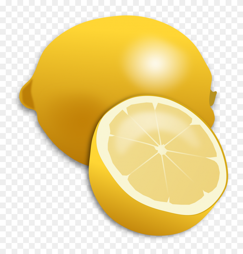2286x2400 Clipart - Lemon PNG