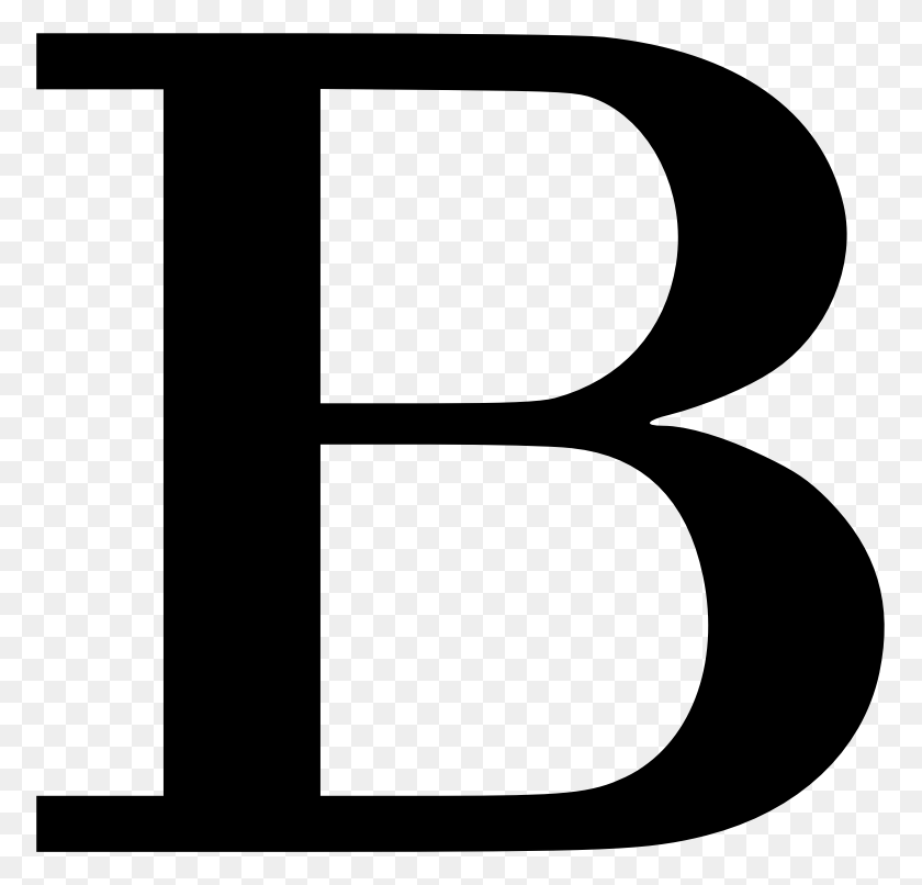 773x746 Clipart - Letter B PNG
