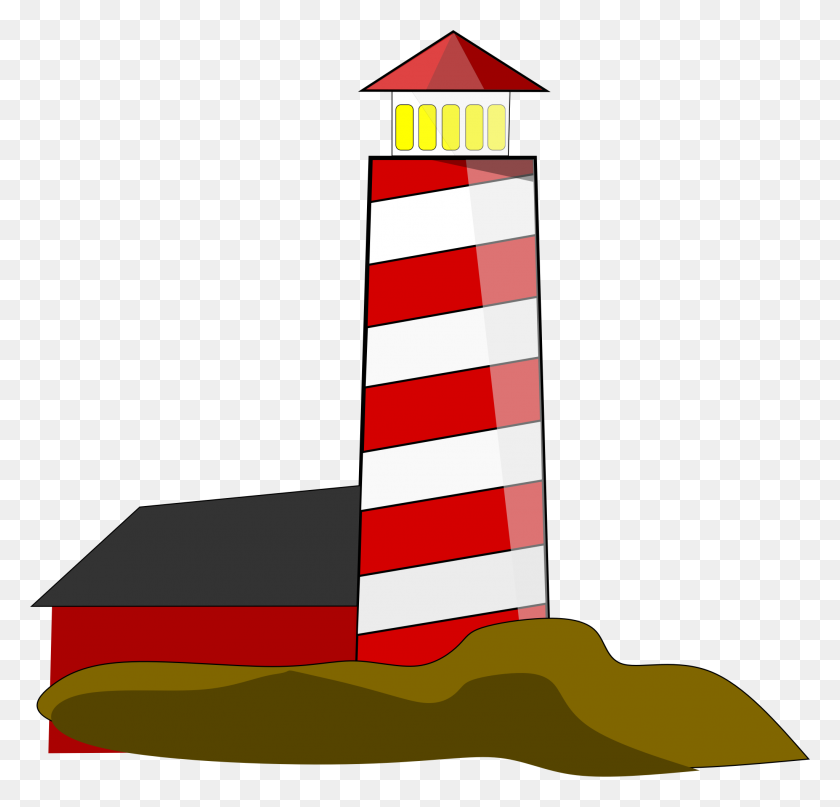 2046x1960 Clipart - Lighthouse Clipart PNG