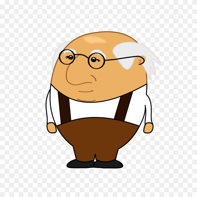 2400x2400 Clipart - Old Person PNG