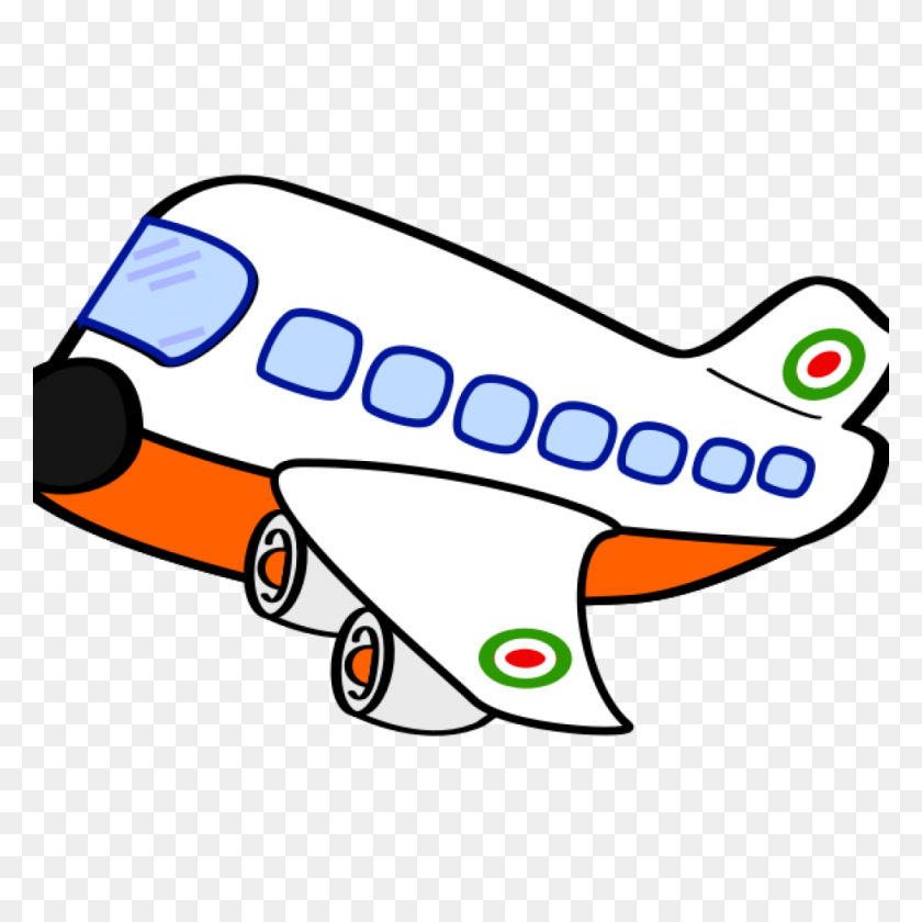 1024x1024 Clipart Aircraft Airplane Transparent Plane Clip Art - Plane Landing Clipart