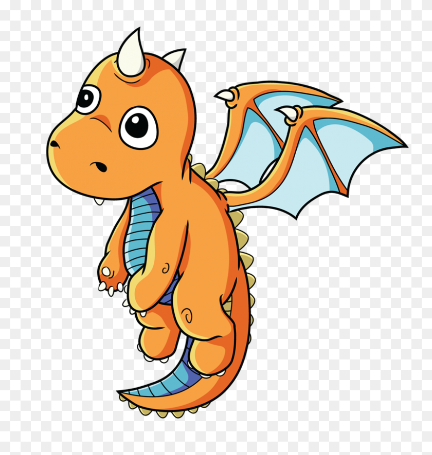800x848 Clipart Baby Dragon Sitting Stock Images Royalty Free Vectors - Zero The Hero Clipart