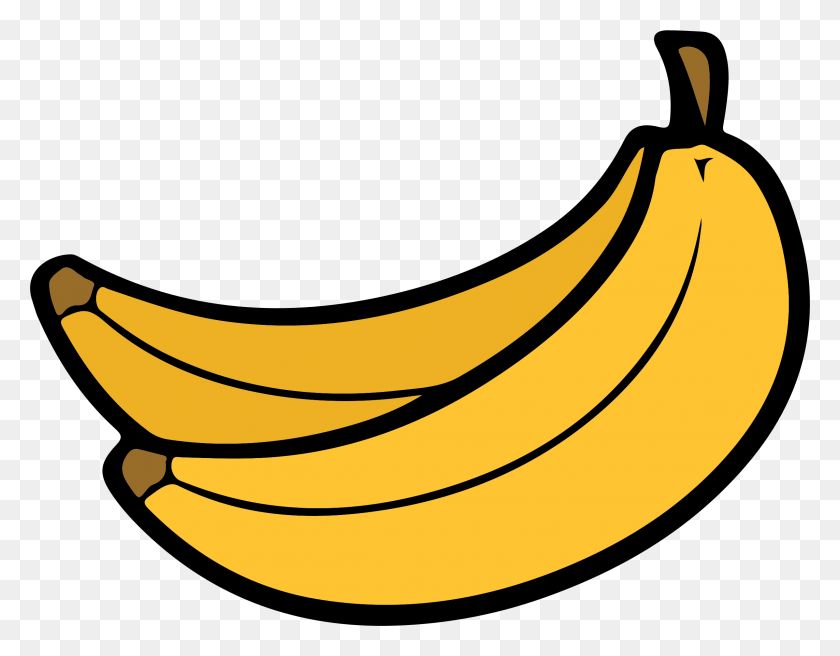 2394x1831 Clipart Banana - Ore Clipart
