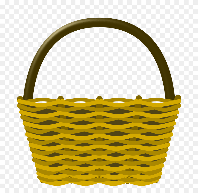 2460x2400 Clipart Basket - Empty Basket Clipart