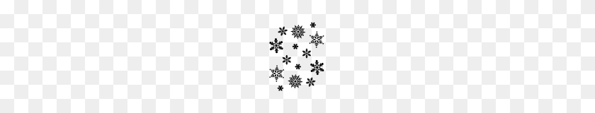 100x100 Clipart Black And White Snowflake Animations Black And White - Snowflakes Clipart Black And White