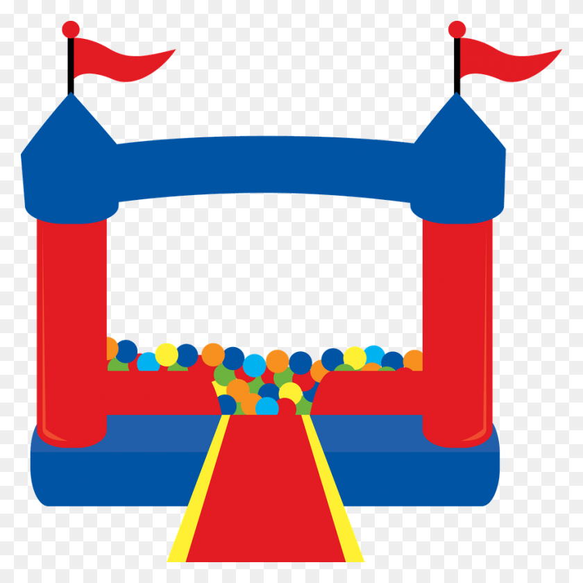 900x901 Clipart Bouncy House Bounce Clip Art For Free - House Clipart Free