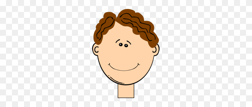 225x299 Clipart Boy Curly Hair Happy Brown Clip Art At Clker Com Vector - Boy Listening To Music Clipart
