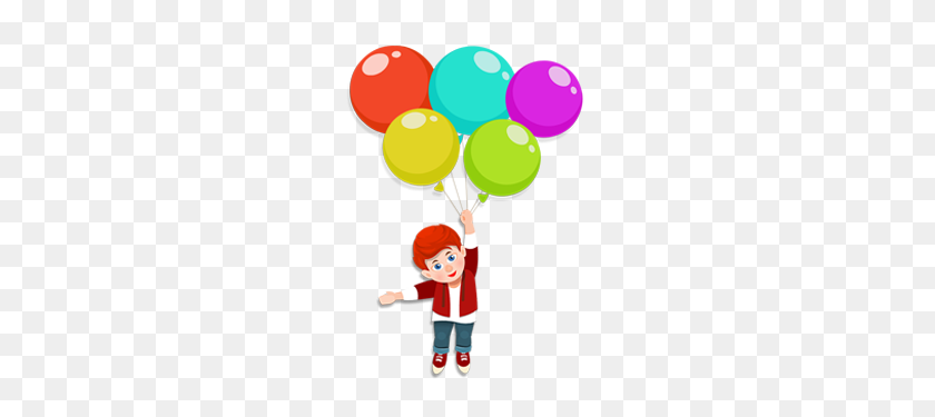 227x315 Clipart Boy With Balloon Holding A Clip Art Image - Up Balloons Clipart