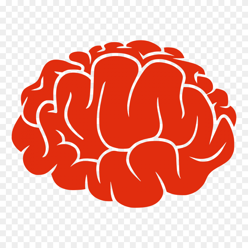 2400x2400 Clipart Brain - Brain In Head Clipart