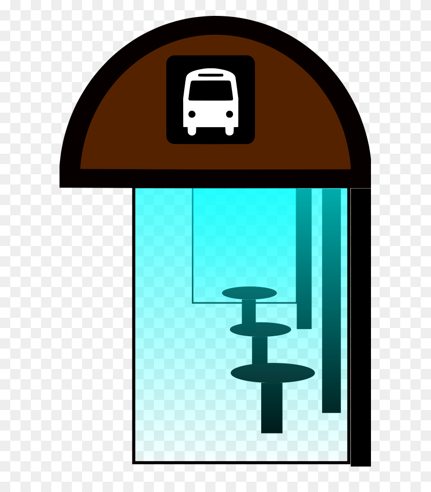 607x900 Clipart Bus Stop Image Free Download Clip Art - Clipart Gallery Free Download