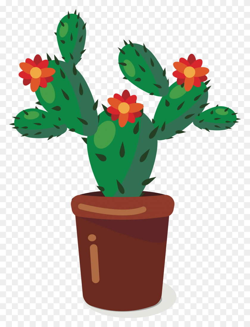 1777x2371 Clipart Cactus Intended For Cactus Clipart - Cactus PNG