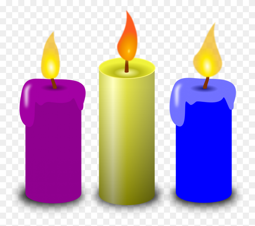 800x702 Clipart Candle - Candle Light Clipart