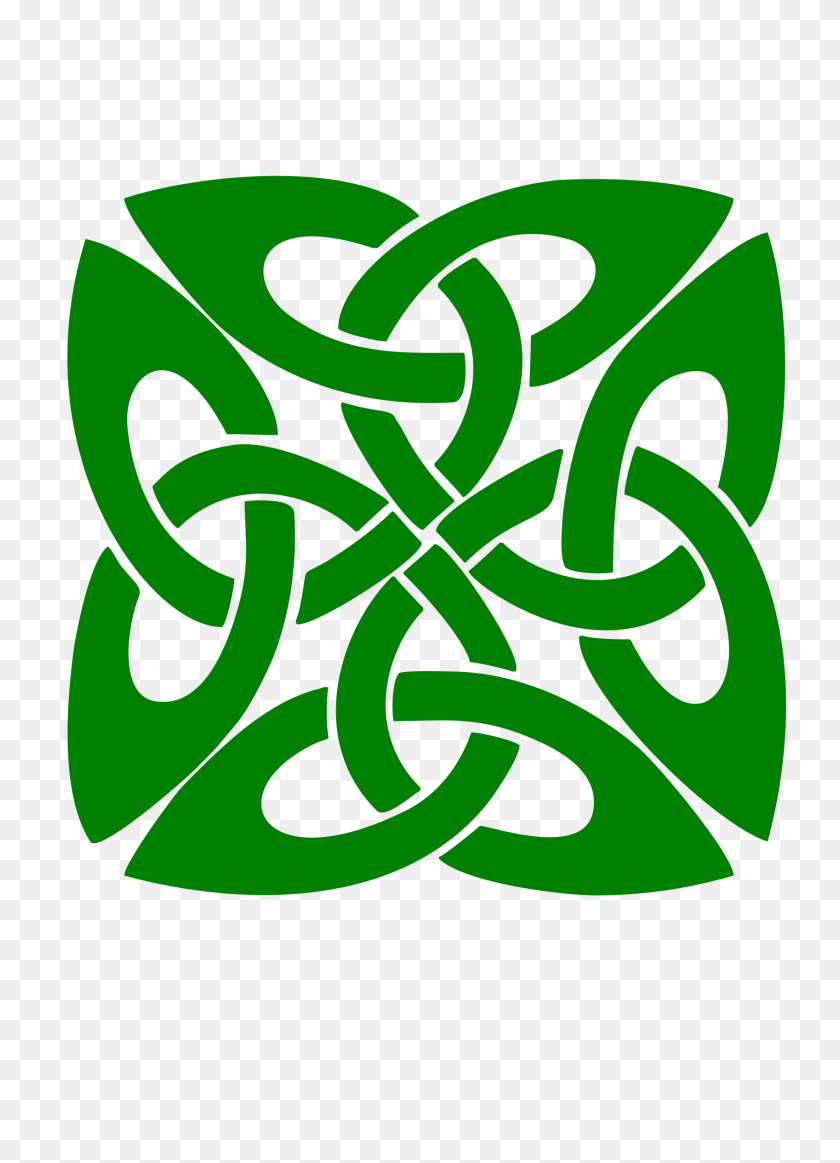1697x2400 Clipart Celtic Knot - Celtic Cross Clipart