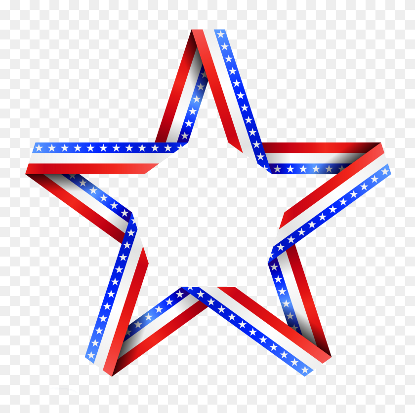 1791x1786 Clipart Clip Art, Star Decorations - Red White And Blue Stars Clipart