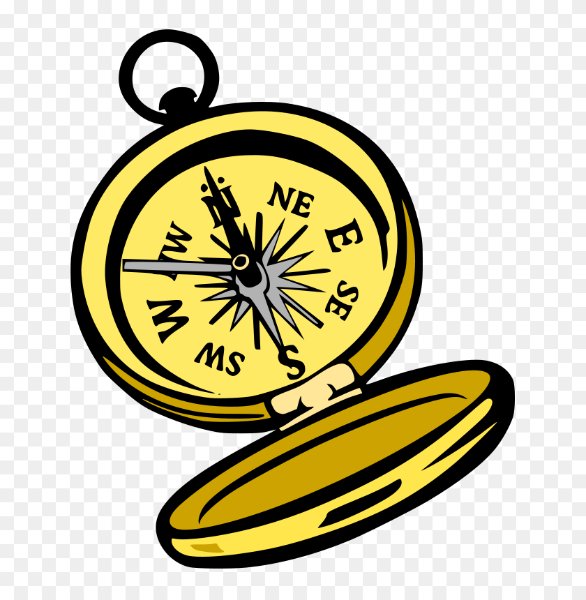 661x800 Clipart Compass - System Clipart
