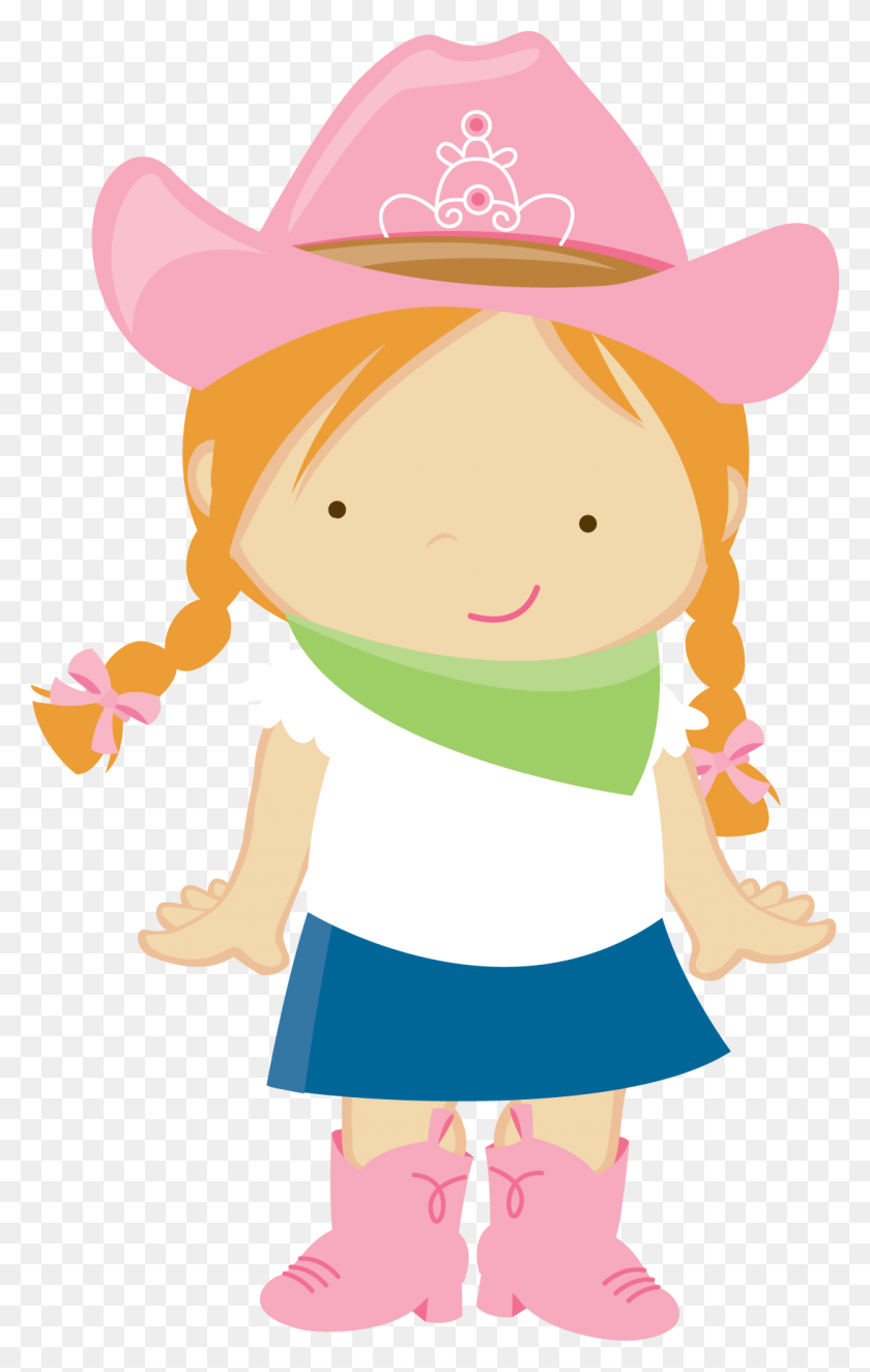 1091x1769 Clipart Cowgirl Birthday, Cowgirl - Western Theme Clipart