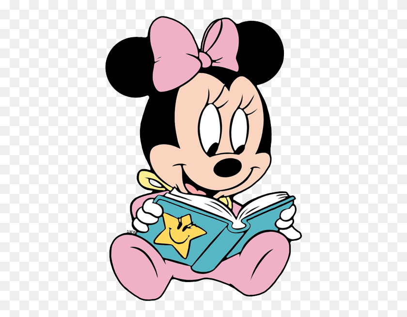 412x594 Clipart De Bebés De Disney Imágenes Prediseñadas Imágenes - Imágenes Prediseñadas De Lectura De Niños