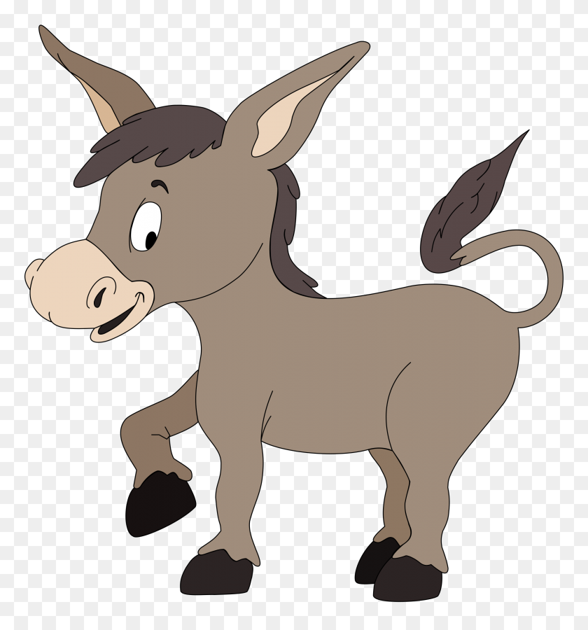 2228x2400 Clipart Donkey - Public Domain Clipart For Commercial Use