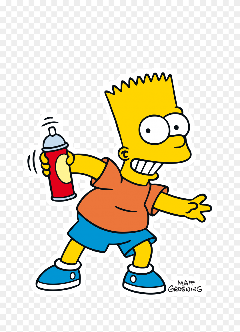 2480x3508 Clipart Download Bart Simpson Png - Simpson PNG