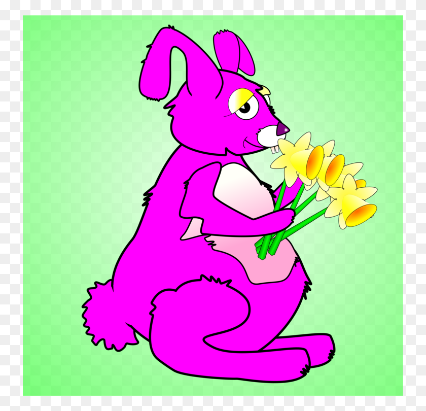 750x750 Clipart Easter Daffodil Spring Animal Pictures - Daffodil PNG