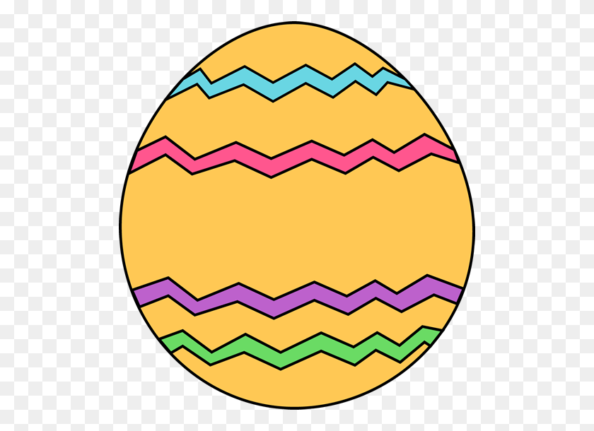 504x550 Клипарт Пасхальные Яйца Посмотрите На Пасхальные Яйца Картинки - Зигзагообразный Клипарт