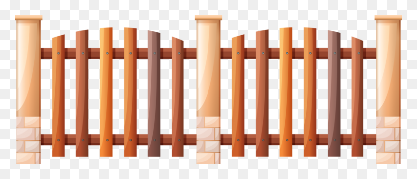 800x309 Clipart Fence, Printables And Garden Clipart - Wooden Fence PNG