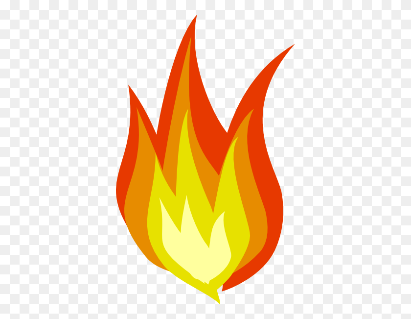 366x591 Clipart Fire - Incendio Forestal Clipart