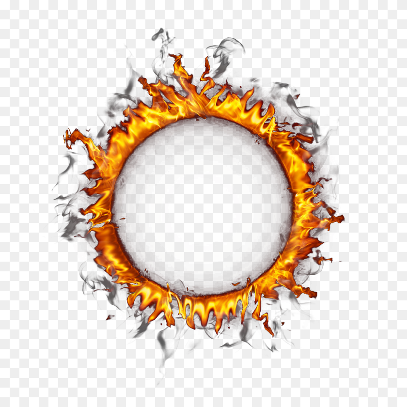 1024x1024 Clipart Flames Ring, Clipart Flames Ring Transparent Free - Ring Of Fire Clipart