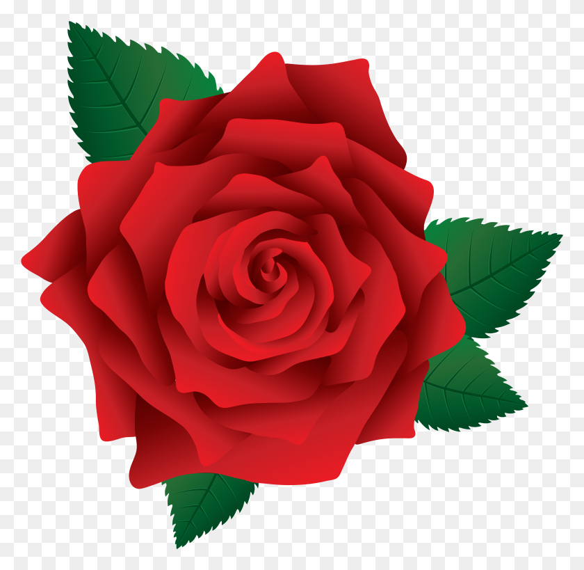 5840x5683 Clipart Flowers Rose Clip Art Png - Rose Clipart