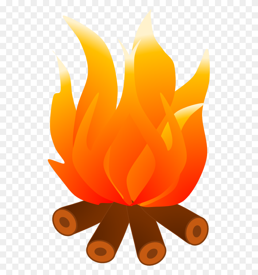 529x837 Clipart For Fire - Log Clipart
