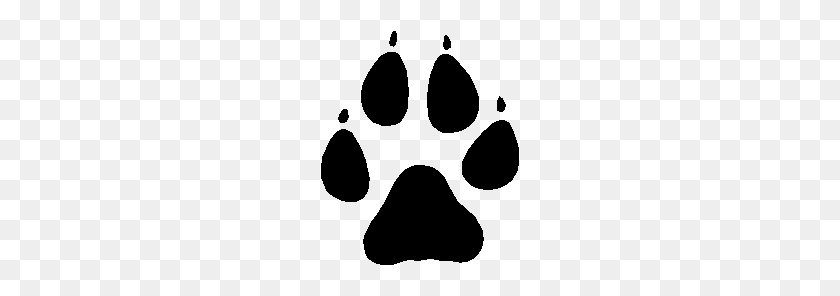 200x236 Clipart Free Paw Wolf - Wolf Paw PNG