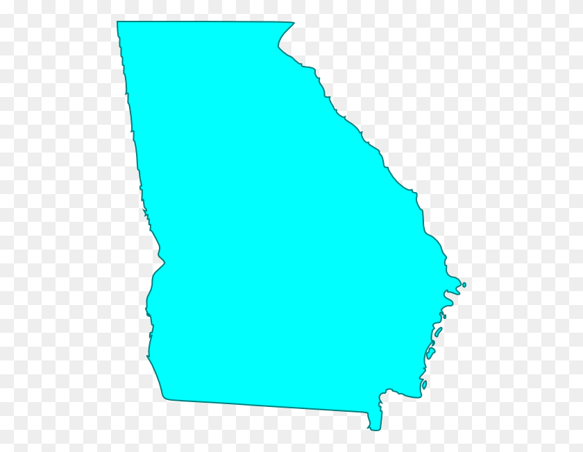 504x592 Clipart Georgia - State Outlines Clip Art