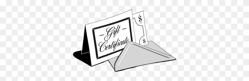 350x214 Clipart Gift Certificate - Gift Clip Art
