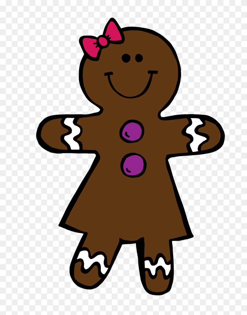 1231x1600 Clipart Gingerbread Girl Winging - Cookie Clipart Png