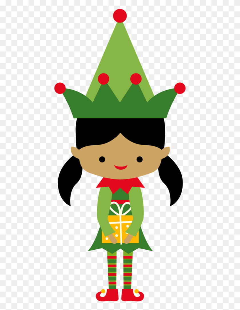 461x1024 Clipart Girl Christmas Winging - To Close Clipart